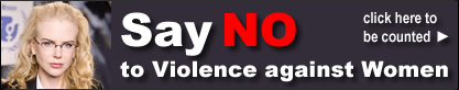Say NO to Violence against Women Logo