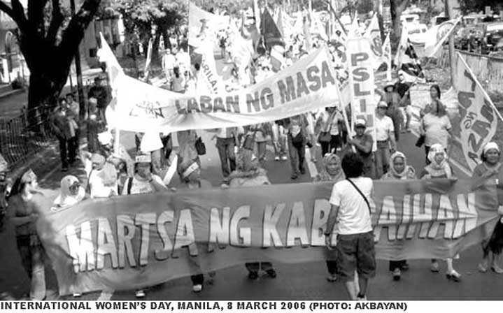 International Women's Day, Manila, 8 March 2006