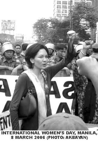 Akbayan House Representative Risa Hontiveros