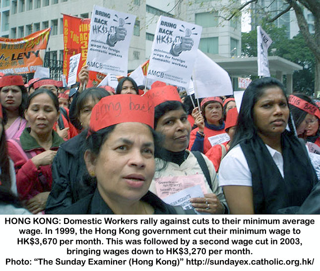 Hong Kong Domestic Workers Rally