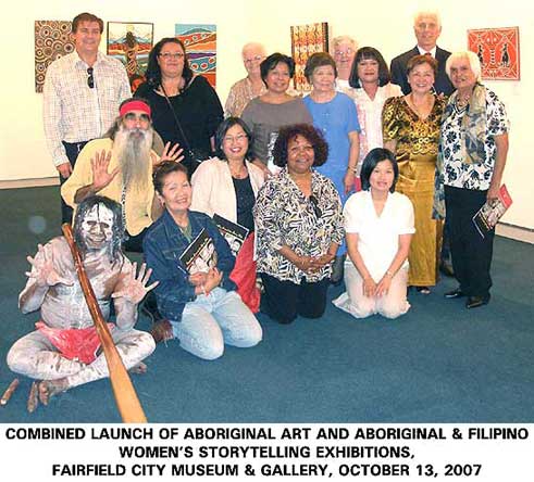 Combined launch of Aboriginal Art and Aboriginal and Filipino Women's Storytelling exhibitions