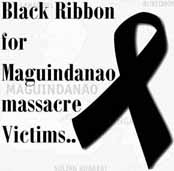 Black Ribbon for Maguindanao Massacre Victims