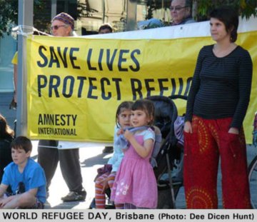 Welcome Refugees Day of Protest in Brisbane