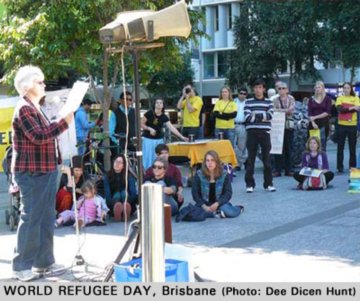 Welcome Refugees Day of Protest in Brisbane